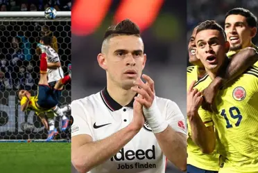 Rafael Santos Borré viene de destacar en la Selección Colombia y regresó a su equipo el Eintracht Frankfurt de Alemania.