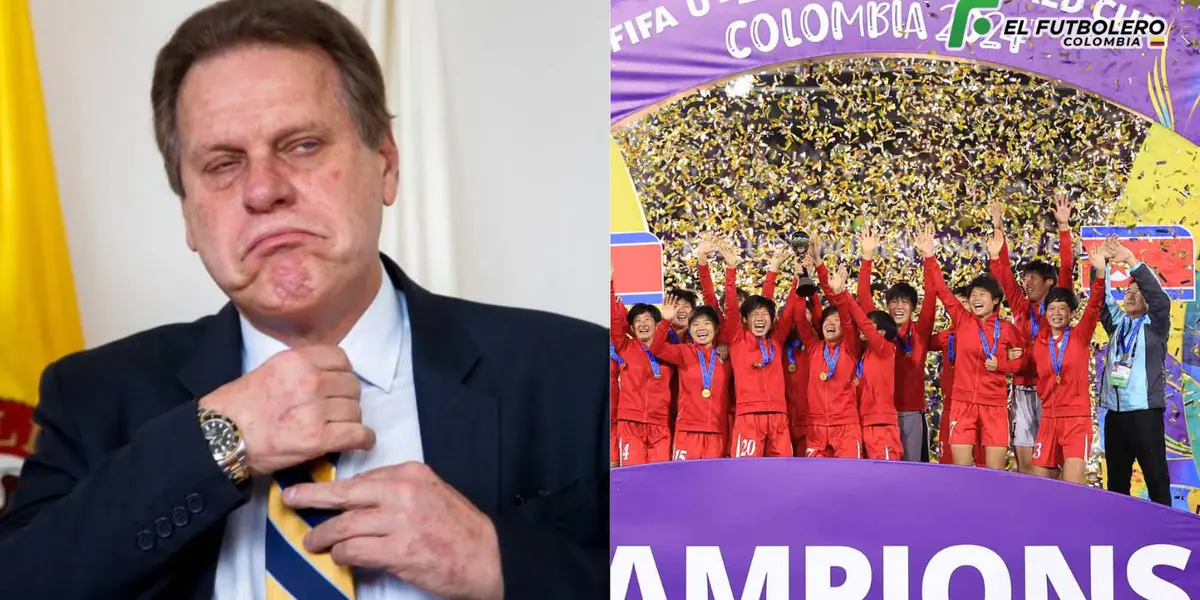 Ramón Jesurum y Corea del Norte Foto: El Tiempo y FIFA