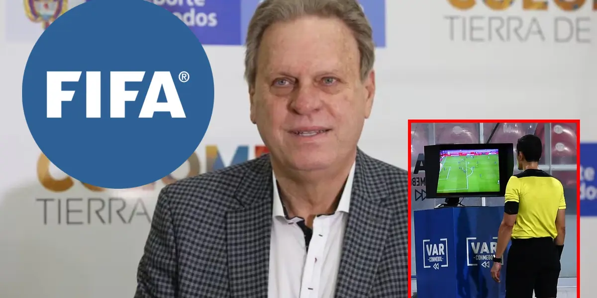 Ramón Jesurún saca pecho, lo que dijo FIFA sobre arbitraje en la liga colombiana