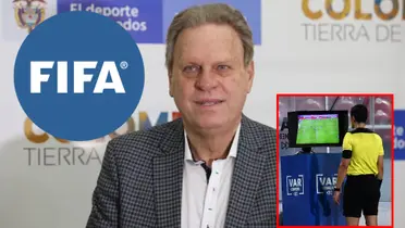 Ramón Jesurún saca pecho, lo que dijo FIFA sobre arbitraje en la liga colombiana