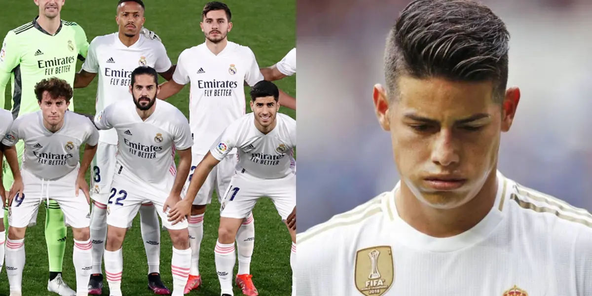 Real Madrid despidió a tres jugadores del club y uno de ellos fue quien le quitó el puesto a James cuando militó en el club.
