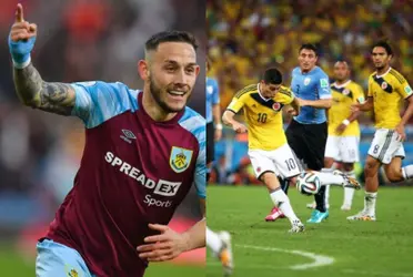 Recordaron a James Rodríguez en Inglaterra por el golazo que le hizo a Uruguay en el año 2014.