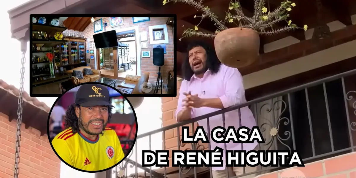 René Higuita abrió las puertas de su casa. Foto de Higuita tomada de Caracol Televisión e Instagram @higuitarene1 