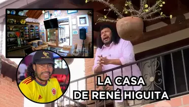 René Higuita abrió las puertas de su casa. Foto de Higuita tomada de Caracol Televisión e Instagram @higuitarene1 