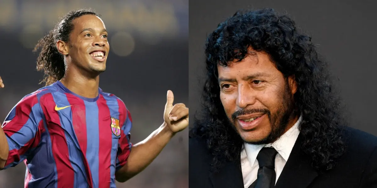 René Higuita contó una curiosa anécdota que compartió con Ronaldinho y que le valió un momento de gran vergüenza.