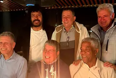 René Higuita estuvo presente en la celebración de los 141 años de El Bolillo Gómez y Francisco Maturana.