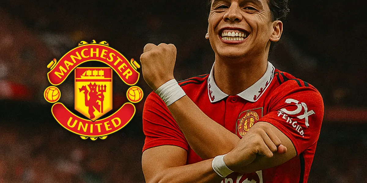 ¿Richard Ríos al United? Mira lo que pondrían por el colombiano Foto: Creada con Chat GPT y Escudoteca