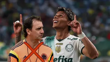 Richard Ríos con la camiseta de Palmeiras. FOTO: El Espectador 