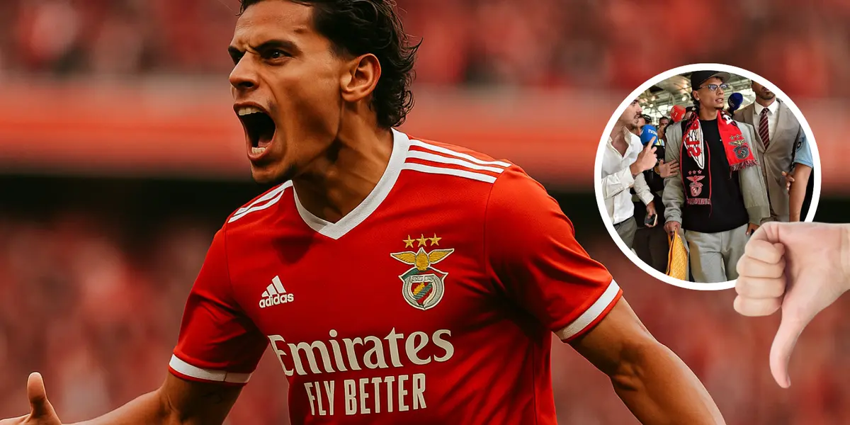Richard Ríos disfruta su llegad a Portugal y mira el colombiano que no la pasa bien