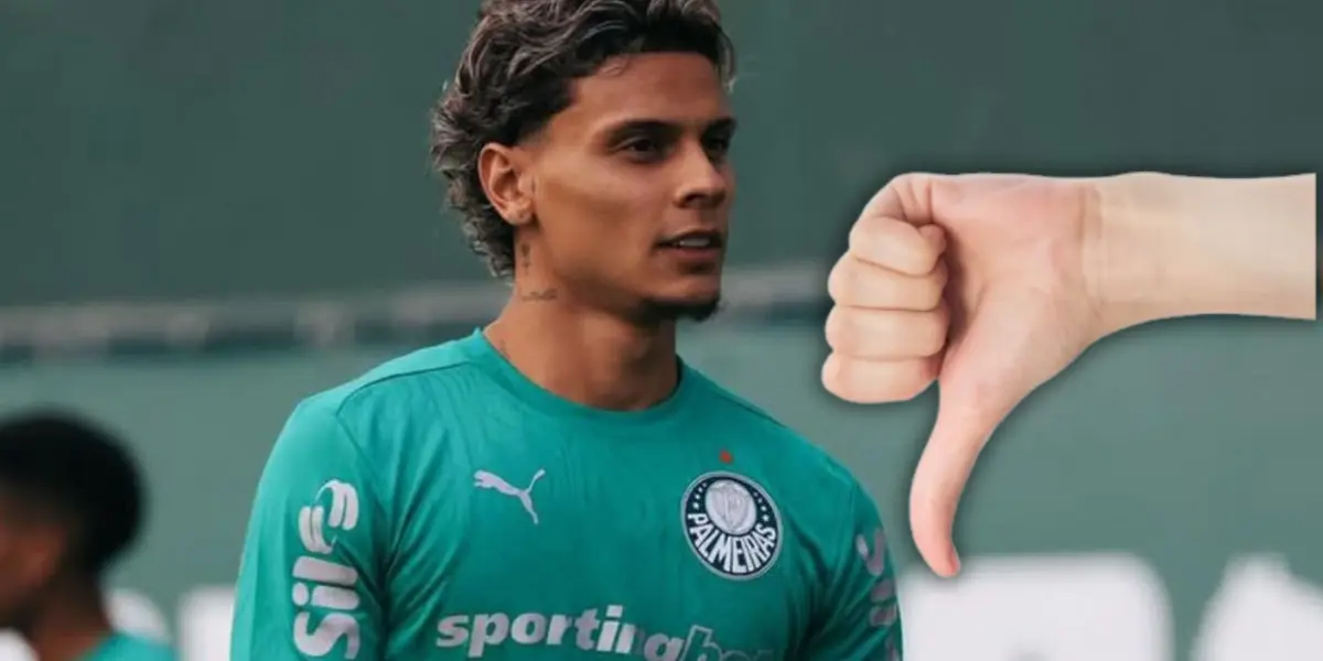 Richard Ríos espera una nueva oferta en la mesa del Palmeiras Foto: SE Palmeiras y Pexels