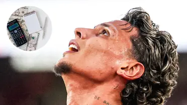 Richard Ríos, gran figura del Palmeiras y ahora fichaje del Benfica de Portugal que marcó un impresionante dato Foto: SL Benfica y Pexels