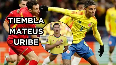 Richard Ríos jugando con la Selección Colombia Foto tomada de El País y Colombia.com