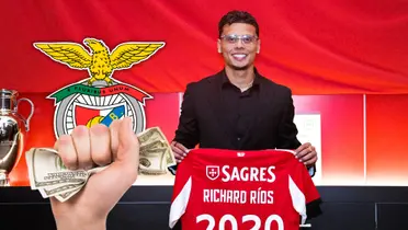Richard Ríos, nuevo jugador del Benfica y mira cuánto cobrará en pesos colombianos