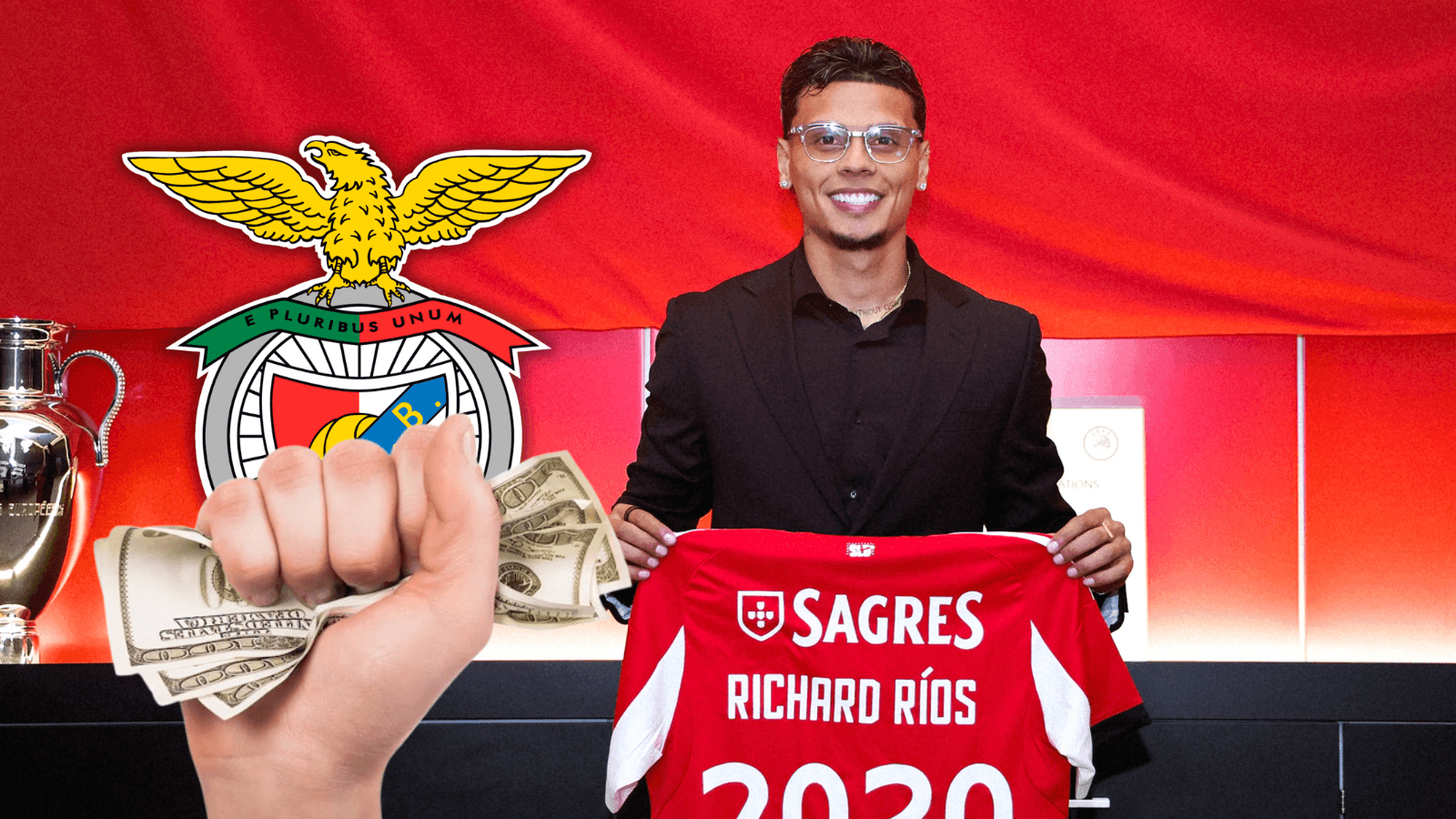 Richard Ríos, nuevo jugador del Benfica y mira cuánto cobrará en pesos colombianos