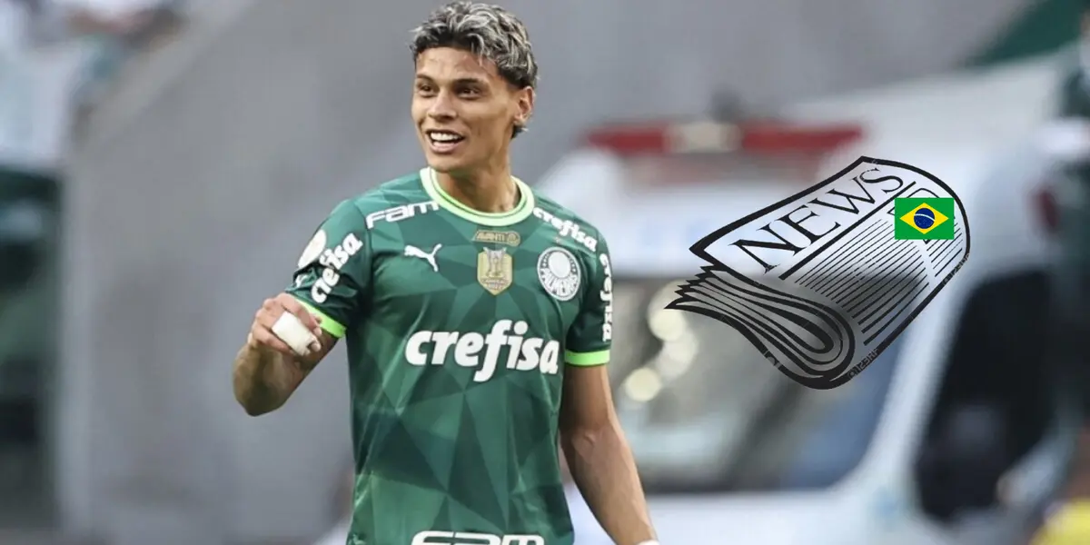 Richard Ríos sonriendo con la camiseta de Palmerias. FOTO: Noticias Caracol