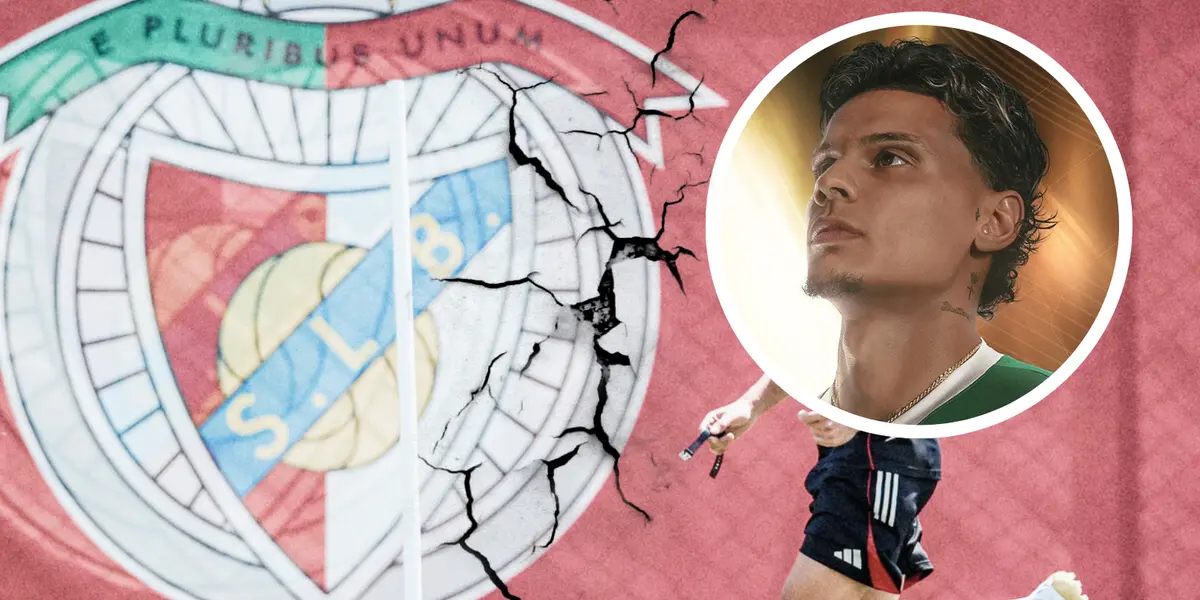 Richard Ríos y el maleficio que buscará romper con su nuevo club, algo que no se ve para nada facil Foto: SE Palmeiras y SL Benfica