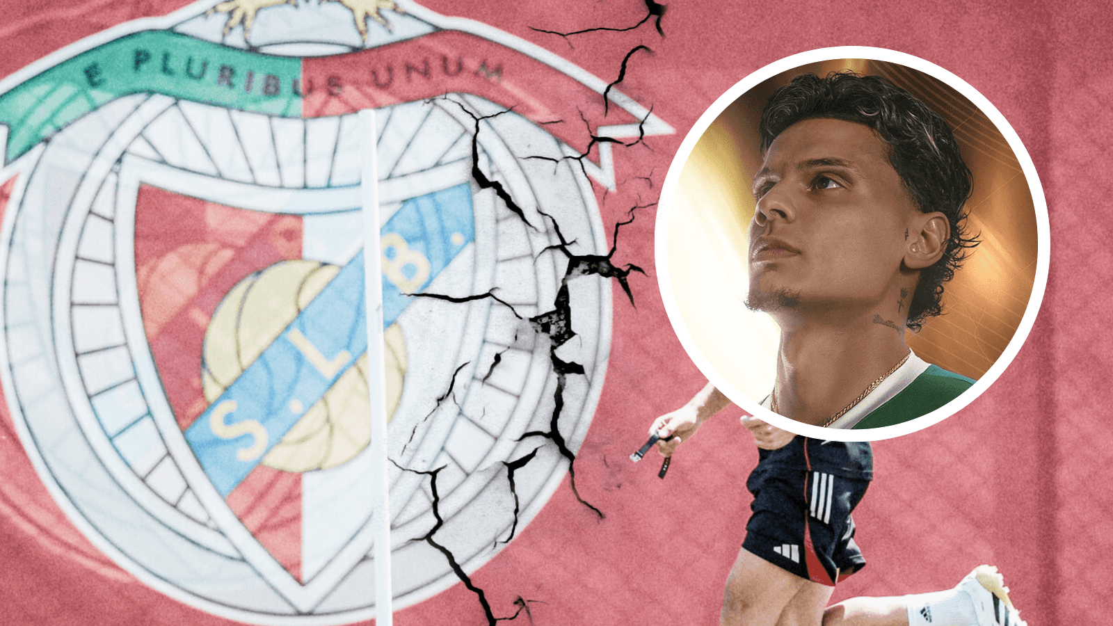 Richard Ríos y el maleficio que buscará romper con su nuevo club, algo que no se ve para nada facil Foto: SE Palmeiras y SL Benfica