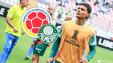 Richard Ríos y lo que hizo en Palmeiras mientras muchos lo critican Foto: Palmeiras y Escudoteca