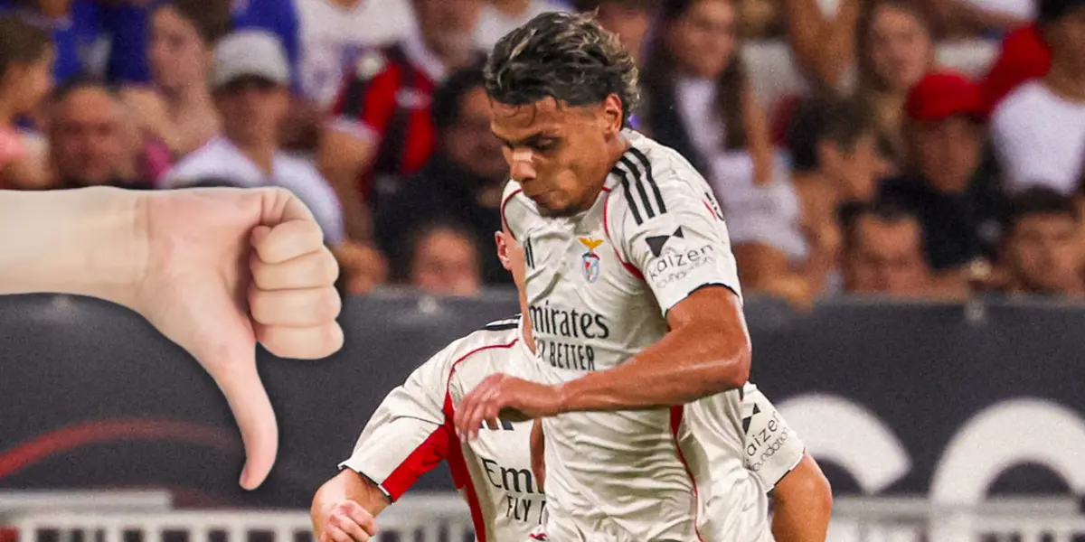 Richard Ríos y su primera ola de críticas tras su llegada al Benfica de Portugal Foto: SL Benfica y Pexels