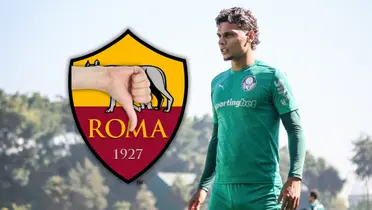 Richard Ríos y un nuevo club que se atraviesa en su camino antes de jugar en la Roma Foto: SE Palmeiras y Escudoteca