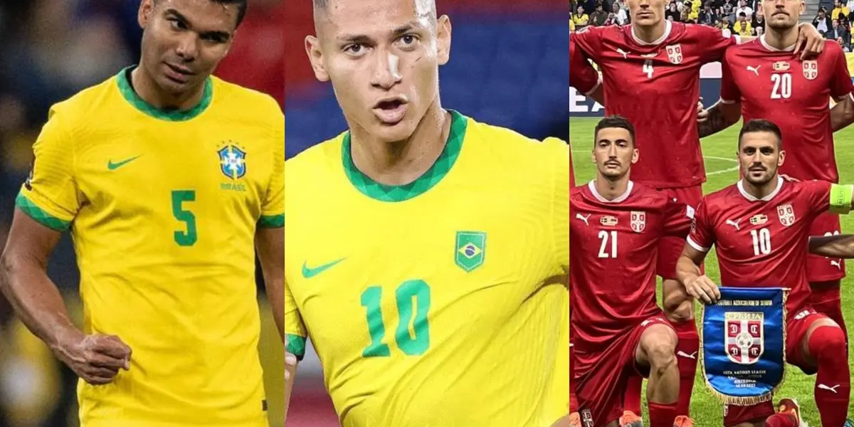 Richarlison humilló a la Selección Serbia y Casemiro tuvo un gesto con su compañero en la Selección Brasil.