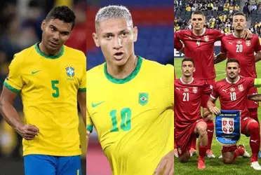 Richarlison humilló a la Selección Serbia y Casemiro tuvo un gesto con su compañero en la Selección Brasil.