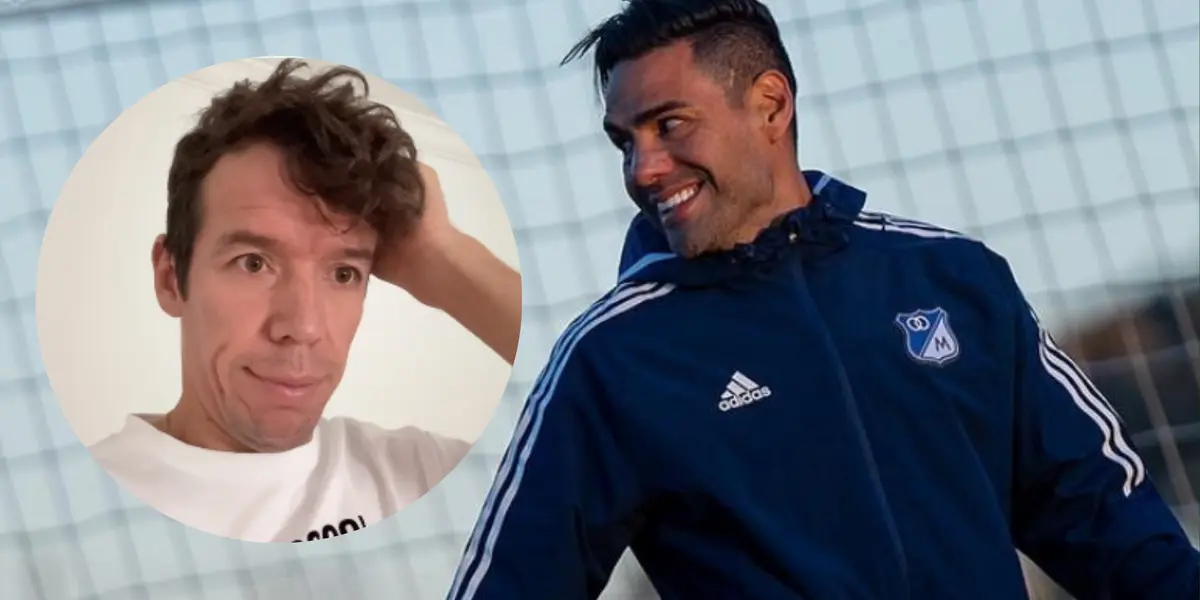 Rigoberto y Falcao. Foto: redes de Rigoberto y Falcao.