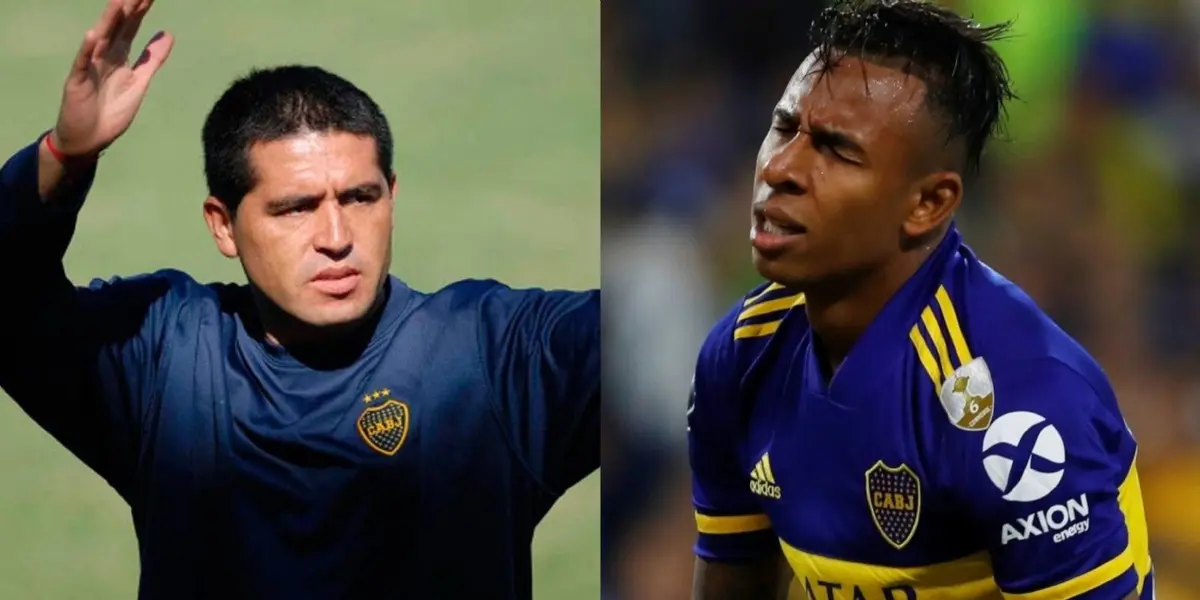 Riquelme quiere lo mejor por Boca Juniors y ahora que están peleados con Villa, mira lo que pretenden hacer con el colombiano para que cambie de actitud