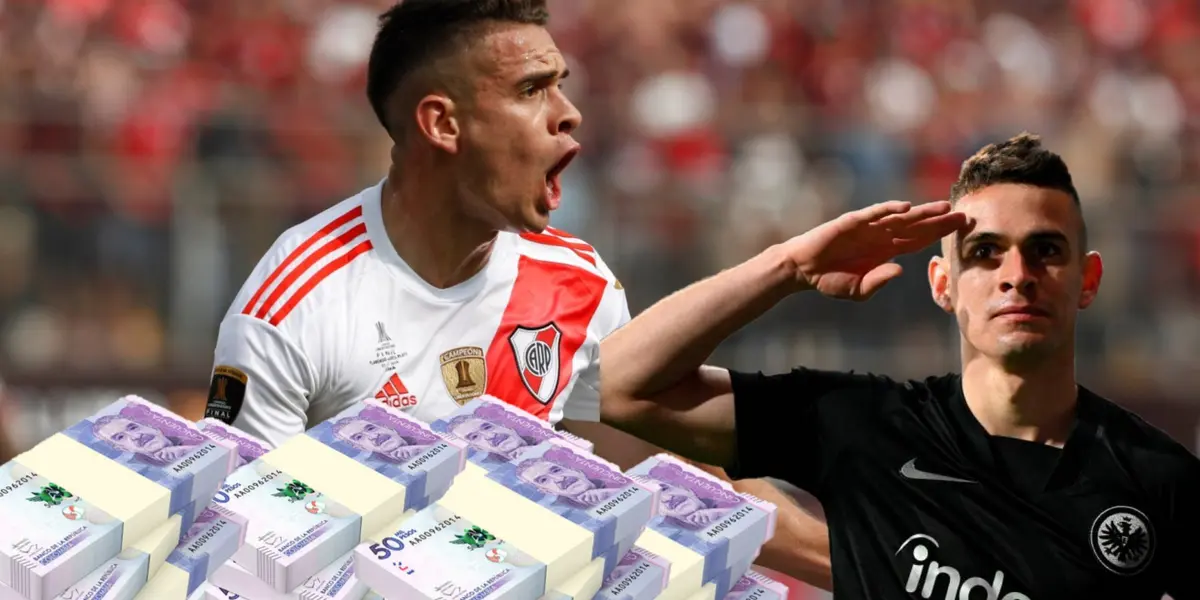 River Plate lo quiere de vuelta y los millones que pide Frankfurt por Santos Borré