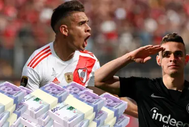 River Plate lo quiere de vuelta y los millones que pide Frankfurt por Santos Borré