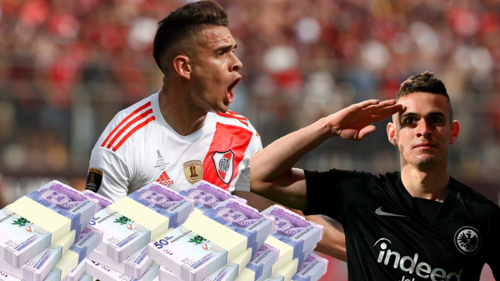 River Plate lo quiere de vuelta y los millones que pide Frankfurt por Santos Borré