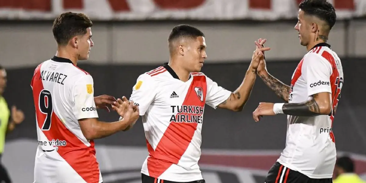 River Plate mostró el progreso del colombiano en sus redes sociales. 