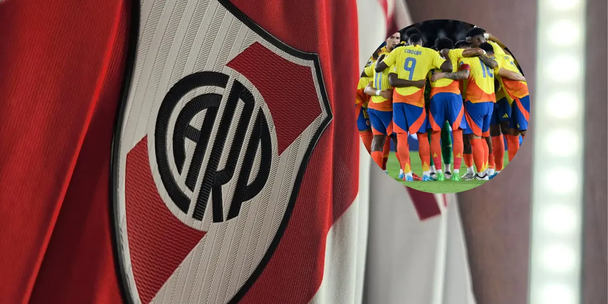 River Plate y Selección Colombia Foto: River Plate y FCF