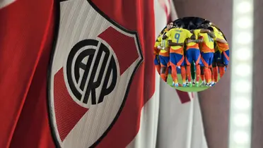River Plate y Selección Colombia Foto: River Plate y FCF