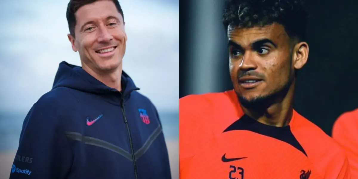 Robert Lewandowski es una de las sorpresas del mercado de pases y Luis Díaz en paralelo demostró lo que hace con el Liverpool.