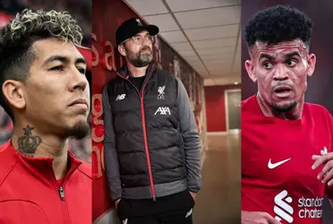 Roberto Firmino se marcharía del Liverpool y Jürgen Klopp tendría un dilema con la vuelta de Luis Díaz.
