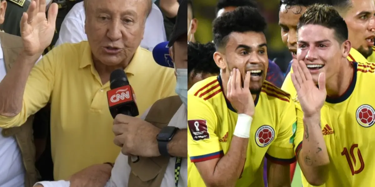 Rodolfo Hernádez aspira a ganar la Presidencia y tiene conceptos claros sobre la Selección Colombia y la Federación.