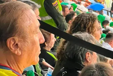 Rodolfo Hernández estuvo presente en la goleada del equipo paisa a Atlético Bucaramanga.