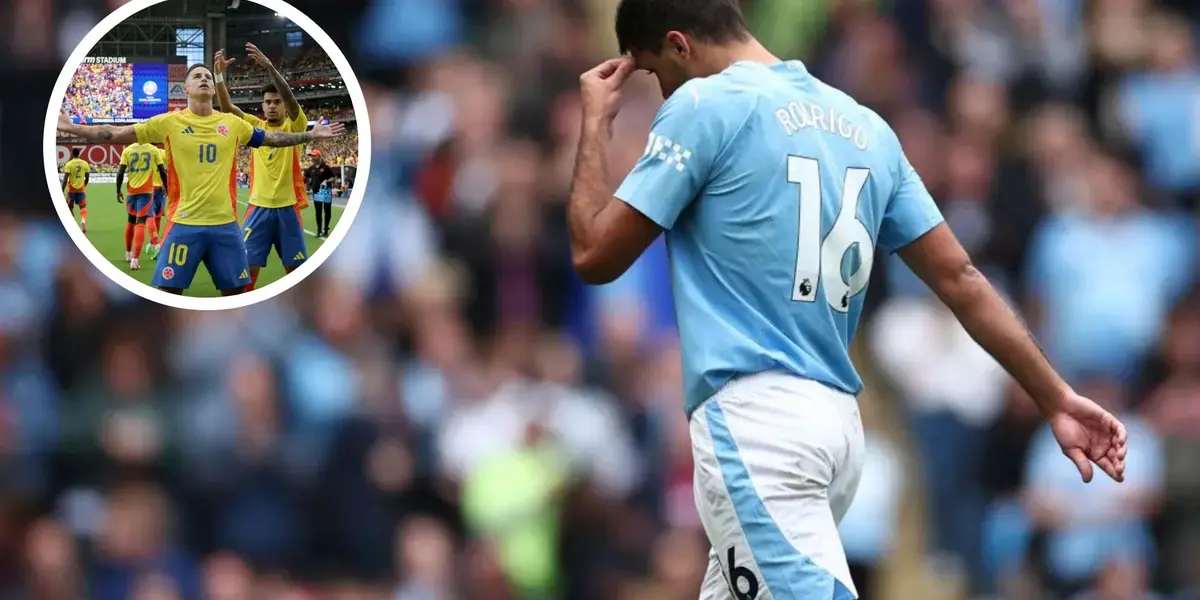 Rodri ha padecido el talento de este jugador de la Selección Colombia desde hace años. Foto: FCF y Manchester City