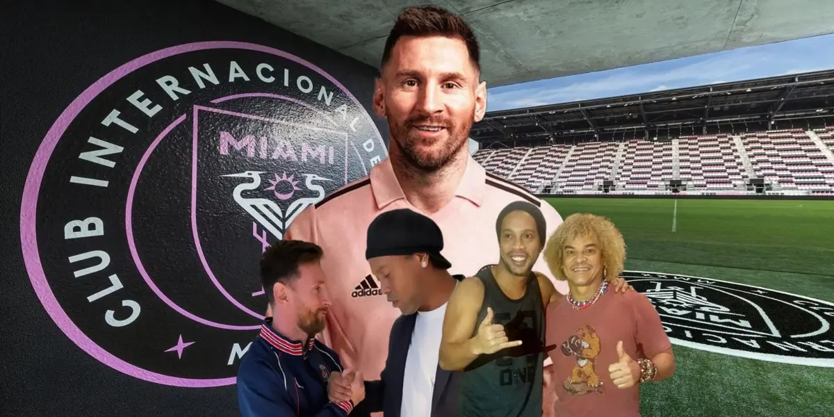 Ronaldinho admira a Carlos Valderrara y el carioca mandó un mensaje por el arribo de Lionel Messi al Inter Miami.