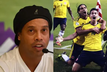 Ronaldinho admira y respeta a un jugador colombiano que no es ni James Rodríguez, ni Radamel Falcao.