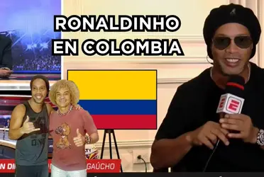 Ronaldinho está de visita en Colombia por una ocasión muy especial.