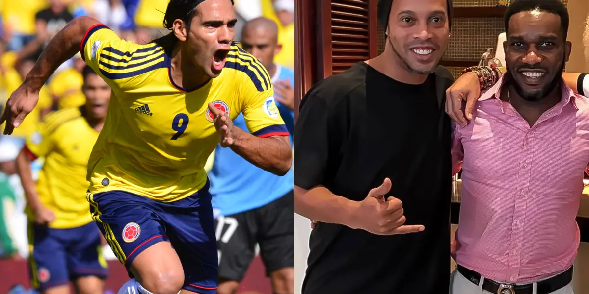 Ronaldinho le mostró su respeto a los dos jugadores que más admira.