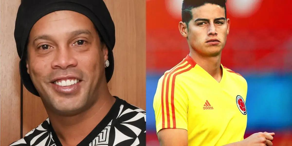 Ronaldinho tiene entre sus jugadores favoritos de la actualidad a un colombiano.