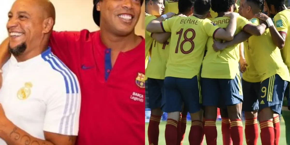 Ronaldinho y Roberto Carlos organizan un partido de exhibición y han convocado a un jugador colombiano que es un crack según ellos.