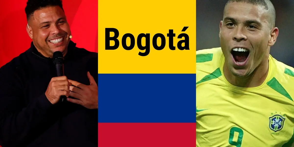 Ronaldo Nazario es uno de los mejores jugadores de todos los tiempos y en Bogotá hay un negocio que tiene su huella.