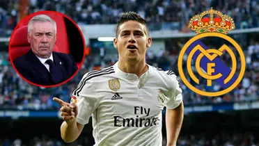 Saca pecho James Rodríguez, lo que dijo por el Real Madrid al mando de Ancelotti