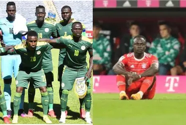 Sadio Mané está en duda en la Selección Senegal antes del Mundial de Qatar 2022.