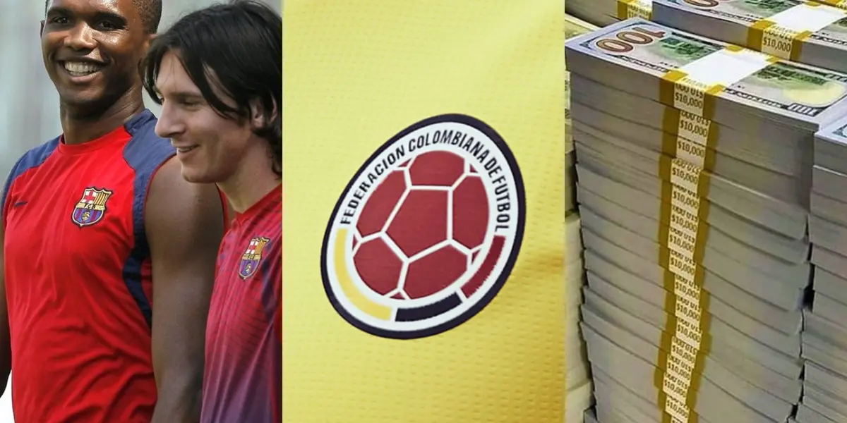 Samuel Eto'o coincidió en su paso por Europa con un jugador colombiano que lo considera como su hijo y le enseñó uno de sus trucos para jugar.