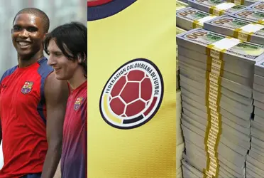 Samuel Eto'o coincidió en su paso por Europa con un jugador colombiano que lo considera como su hijo y le enseñó uno de sus trucos para jugar.